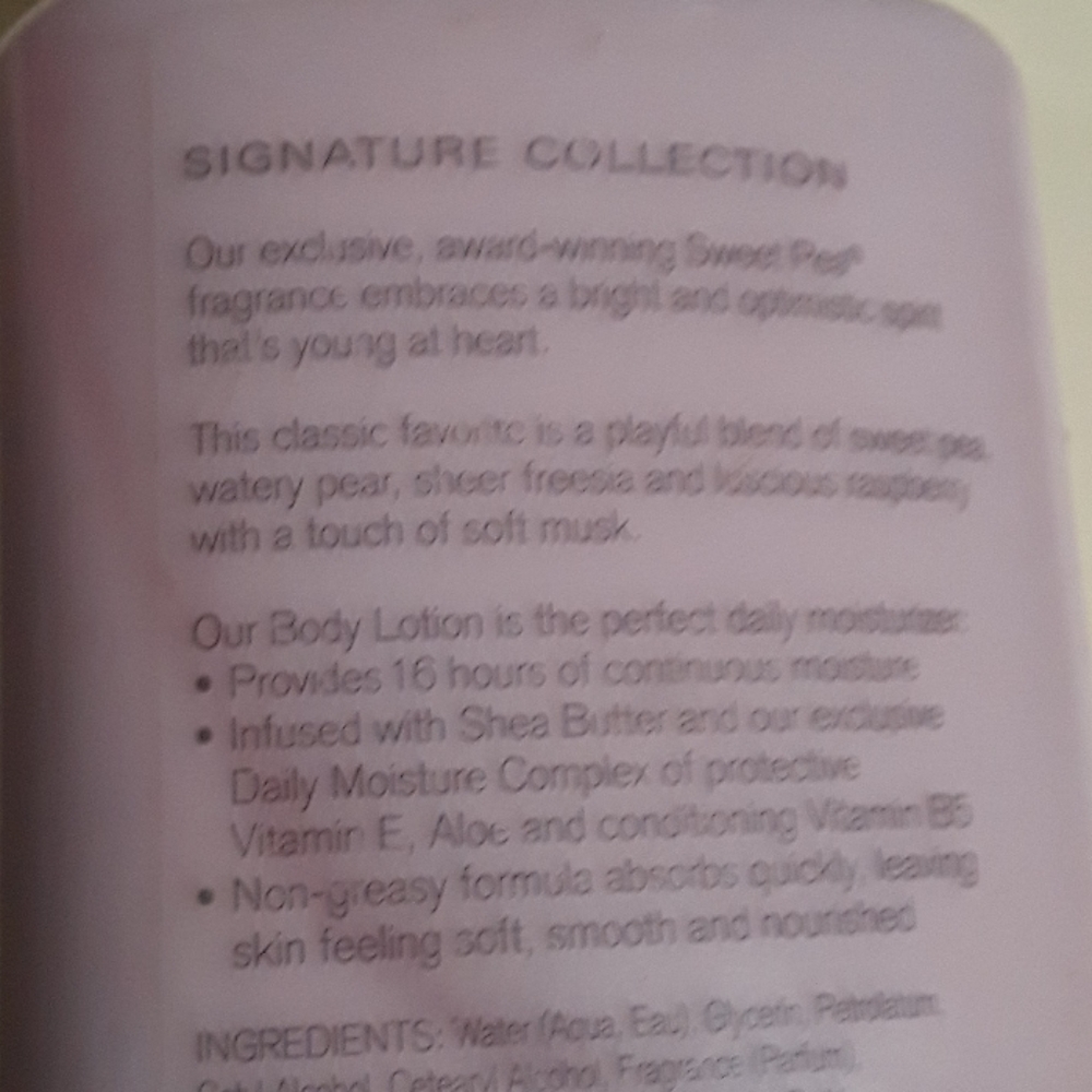 Bath and body works bonfire bash sweet pea 2 lotio - Picture 3 of 3